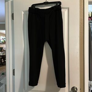 Loft Black Trousers with removable belt